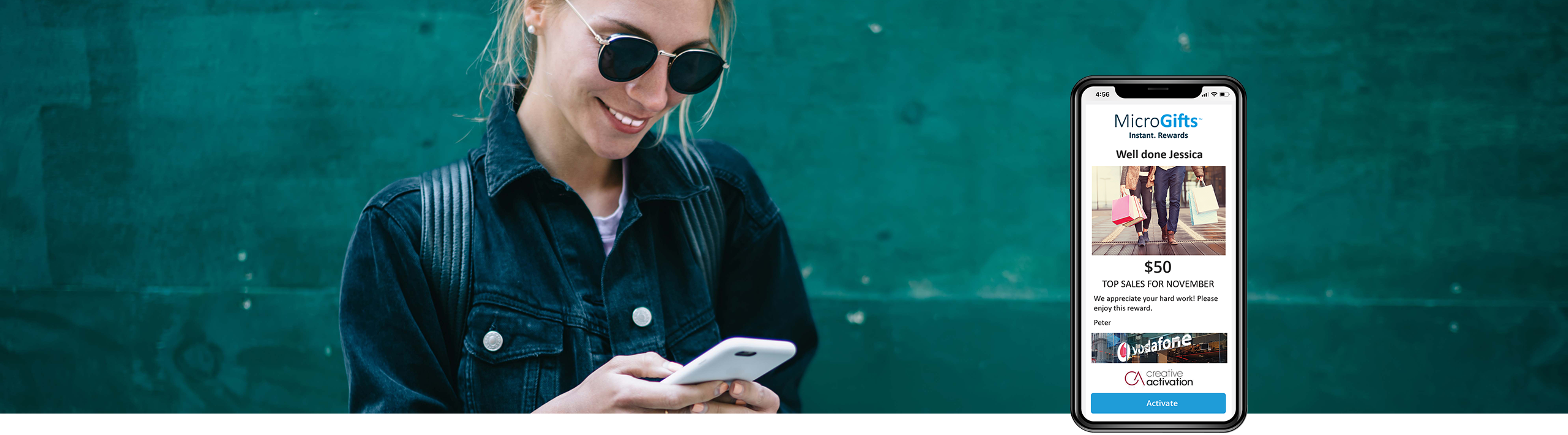 The new way to give…