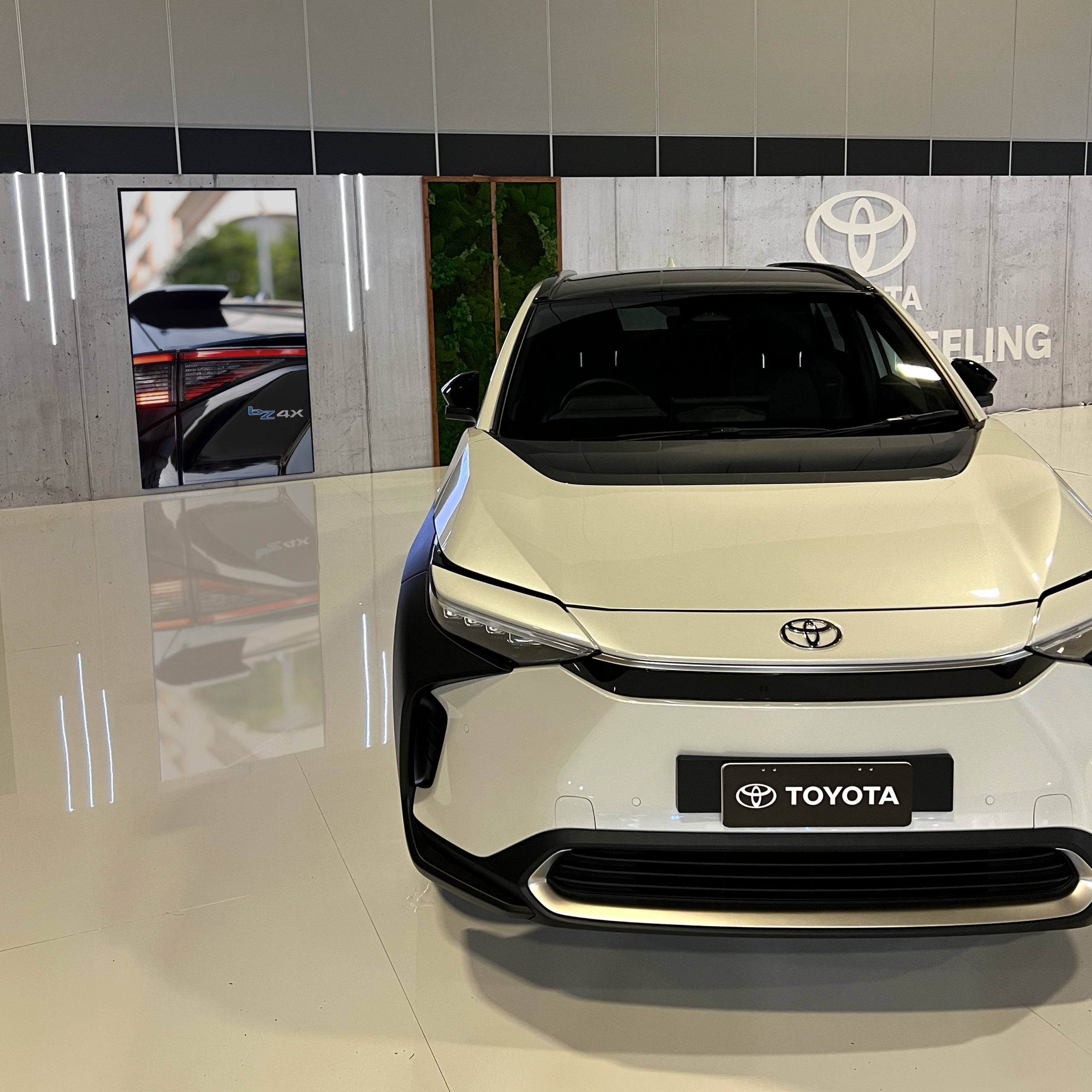 Toyota BZ4X interactive digital experience