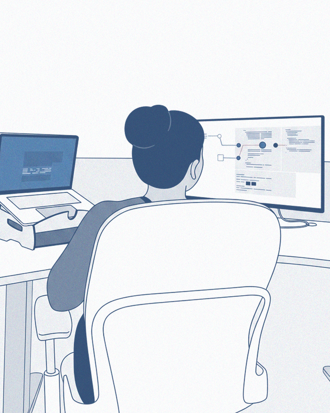 writing code
