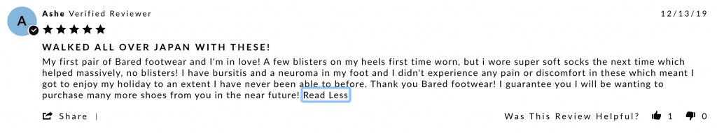 Bared Footwear review