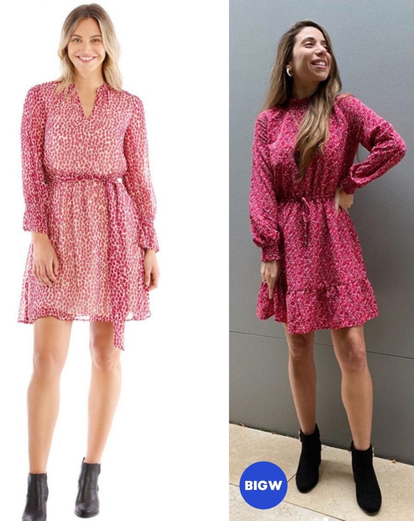 another big w dress comparison