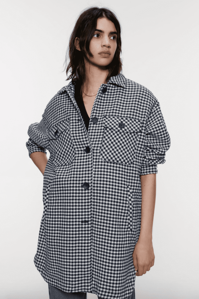 Zara over sized shirt