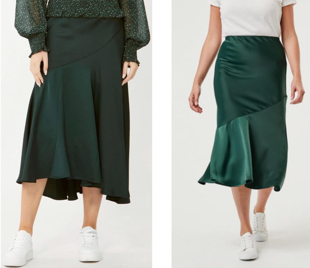 decjuba and kmart skirt comparison