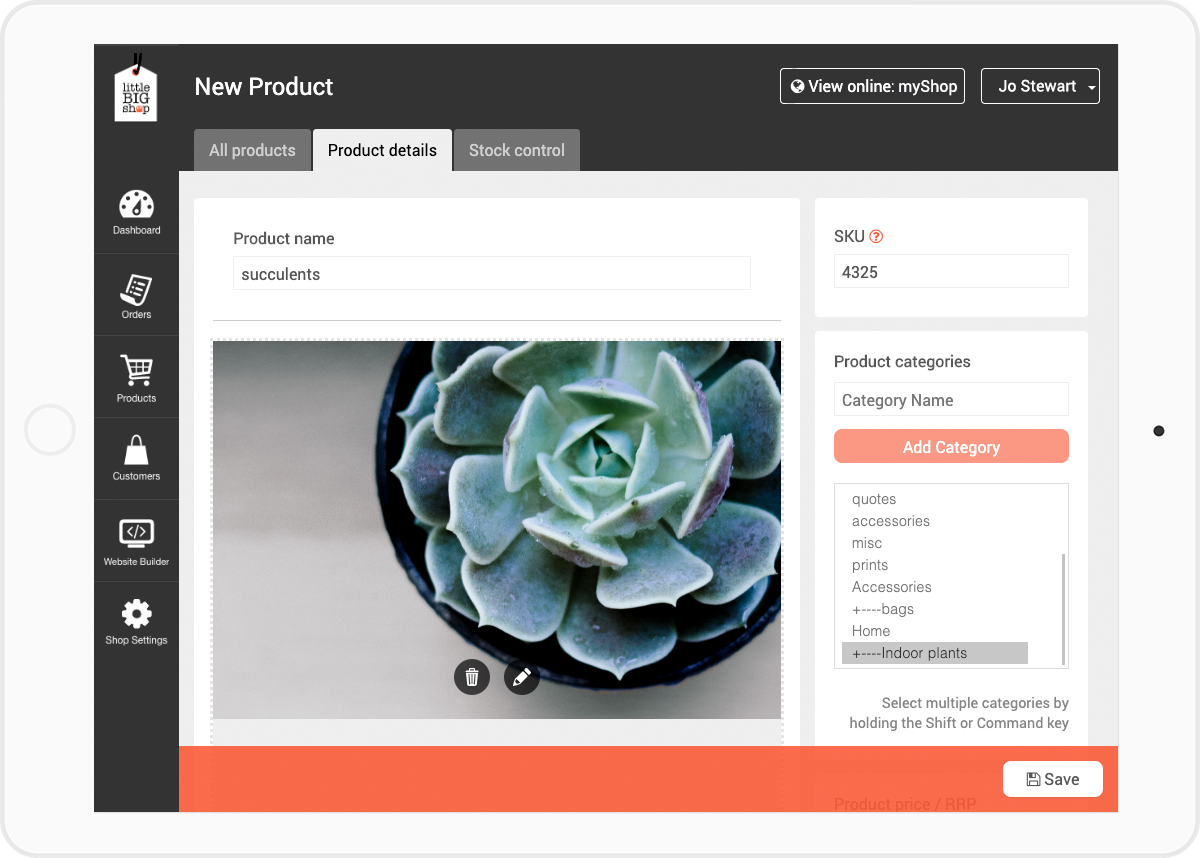 add product
