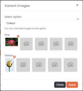 Add variant images